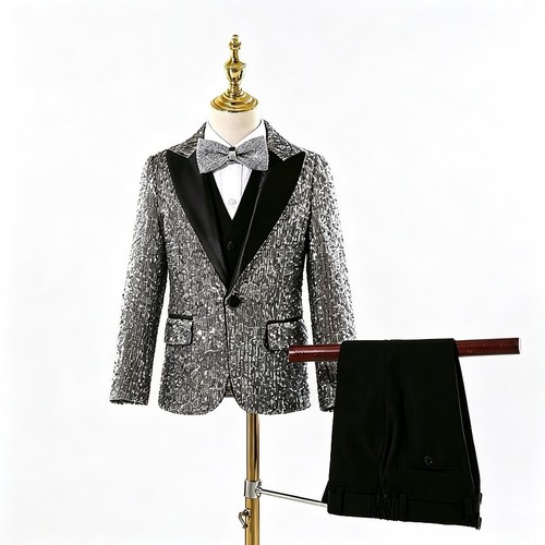 Boys sequin tuxedo piece - boys,